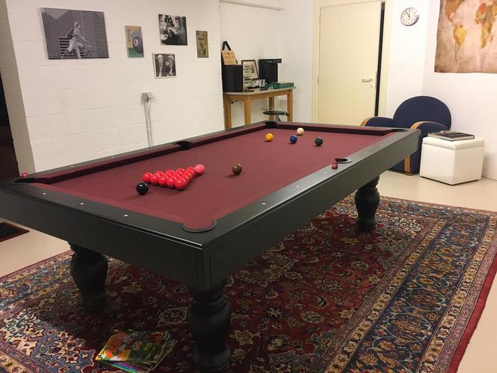 Biljart Bruxellas 245, Sport en Fitness, Biljarten en Poolen, Gebruikt, Pooltafel, Ophalen