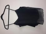 Doorschijnend topje zwart, Kleding | Dames, Topjes, Zwart, Maat 42/44 (L), Ophalen of Verzenden, Zonder mouw