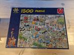 Puzzel Jan Van Haasteren 1500stuks JVH - Boerderijbezoek, Hobby en Vrije tijd, Denksport en Puzzels, Ophalen, Zo goed als nieuw