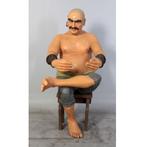 Pirate 150 cm - statue pirate sur tabouret, Collections, Statues & Figurines, Enlèvement ou Envoi, Neuf