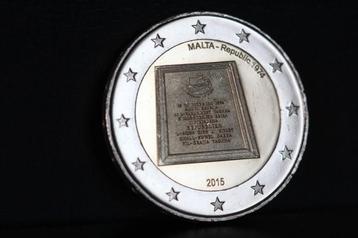 Malta 2015 - Mijlpaal in de geschiedenis: oprichting van de, Postzegels en Munten, Munten | Europa | Euromunten, Verzenden, Malta