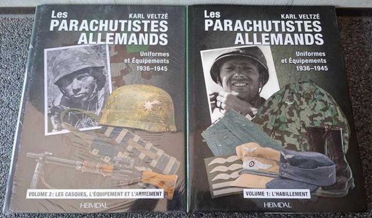 Les Parachutistes Allemands 1936-1945 (Vol. 1 + 2) Nouveau!, Verzamelen, Militaria | Tweede Wereldoorlog, Luchtmacht, Boek of Tijdschrift