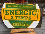 BP Energol emaille reclamebord, Antiek en Kunst, Ophalen of Verzenden