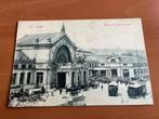 Postkaart Liège: Gare Guillemins-Expres verstuurd 1908, Verzenden, Voor 1920, Gelopen, Luik