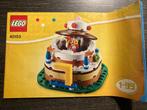 Lego 40153 Birthday Table Decoration, Kinderen en Baby's, Speelgoed | Duplo en Lego, Ophalen of Verzenden, Gebruikt, Complete set