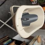 Beige babybadje met zitje en thermometer, Kinderen en Baby's, Badjes en Verzorging, Ophalen, Zo goed als nieuw, Badje