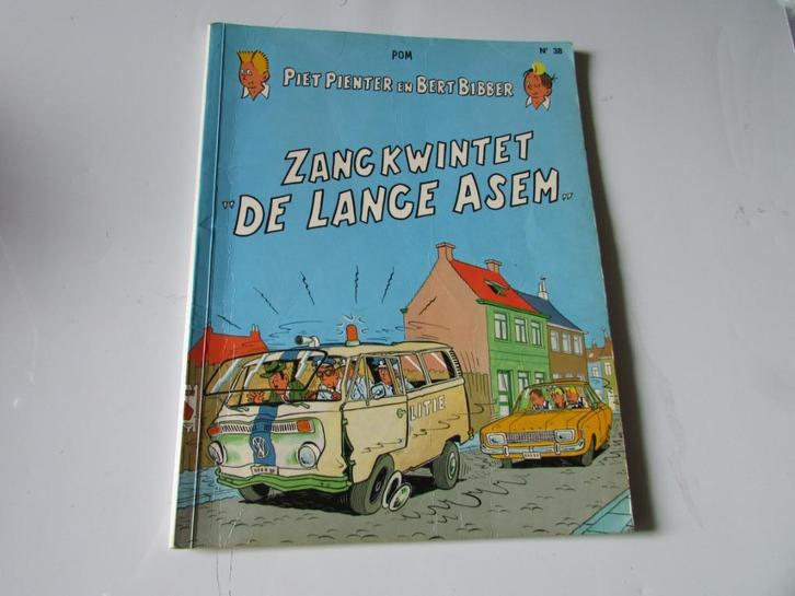 PIET PIENTER EN BERT BIBBER, ZANGKWINTET DE LANGE ASEM, Boeken, Stripverhalen, Gelezen, Eén stripboek, Ophalen of Verzenden