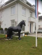 Fries paard op ware grootte 2.50 meter decoratief beeld, Tuin en Terras, Tuinbeelden, Zo goed als nieuw, Ophalen