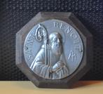 deco mural réalisation sur bois saint benoit métal, Antiek en Kunst, Ophalen of Verzenden