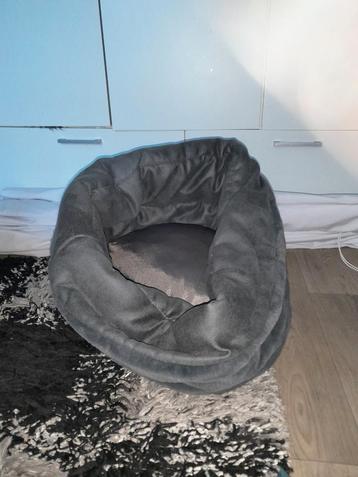 Hondenmand Madison Friends grijs precies leer, Dieren en Toebehoren, Ophalen, Zo goed als nieuw, Leer