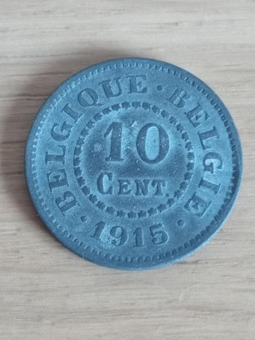 BELGIE 10 Centimes 1915 - Duitse bezetting, Postzegels en Munten, Munten | België, Losse munt, Overig, Ophalen of Verzenden
