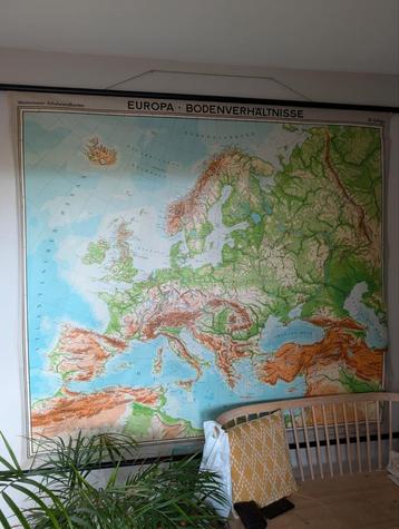 Wandkaart - Europa beschikbaar voor biedingen