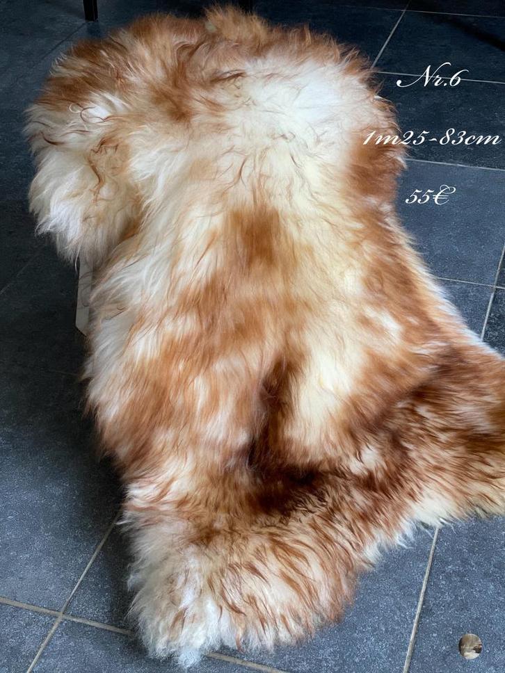 NIEUW - Gemêleerd schapenvacht, Maison & Meubles, Accessoires pour la Maison | Plaids & Couvertures, Comme neuf, Enlèvement ou Envoi