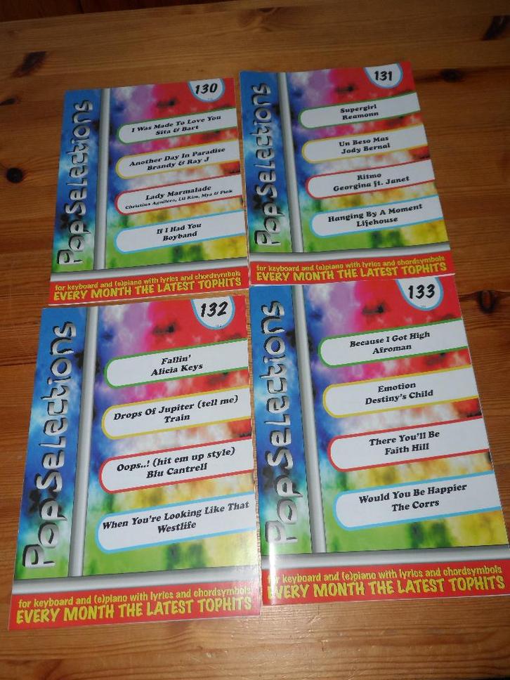 Pop Selections 130 / 131 / 133 / 134 / 135 / 136 / 139, Musique & Instruments, Partitions, Neuf, Artiste ou Compositeur, Populaire