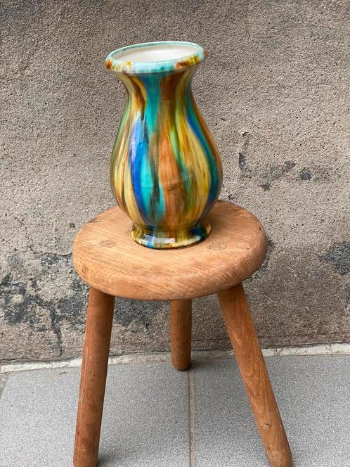 Vintage hout krukje, Antiek en Kunst, Antiek | Meubels | Stoelen en Sofa's, Ophalen