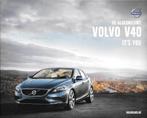 VOLVO V40,  2012, Boeken, Auto's | Folders en Tijdschriften, Ophalen of Verzenden, Zo goed als nieuw, Volvo