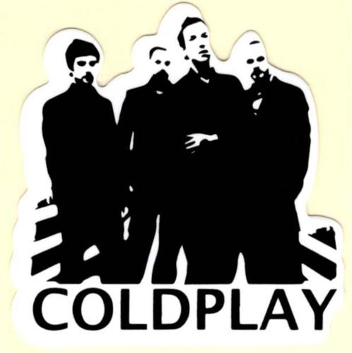 Coldplay sticker, Verzamelen, Muziek, Artiesten en Beroemdheden, Nieuw, Verzenden