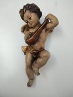 S&S - Ange en bois avec mandoline 30 cm, Enlèvement ou Envoi