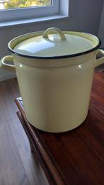 Grande casserole haute jaune vintage, Huis en Inrichting, Ophalen