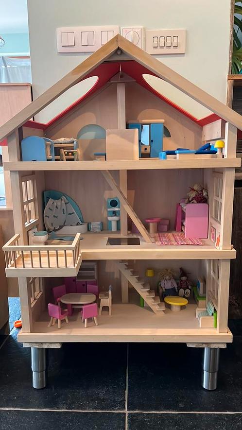 Poppenhuis Goki, Kinderen en Baby's, Speelgoed | Poppenhuizen, Zo goed als nieuw, Poppenhuis, Ophalen