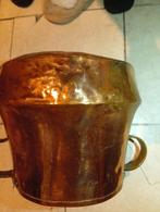 Grand pot en cuivre ancien décoratif, Antiquités & Art, Enlèvement, Cuivre