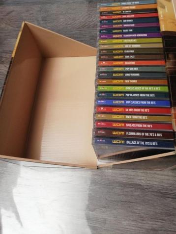 Cd box met 24 cd"s - allerlei muziek van pop tot jazz & rock