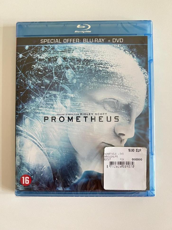 Blu-Ray + DVD Prometheus - Ridley Scott - NEUF, Cd's en Dvd's, Blu-ray, Nieuw in verpakking, Science Fiction en Fantasy, Ophalen of Verzenden