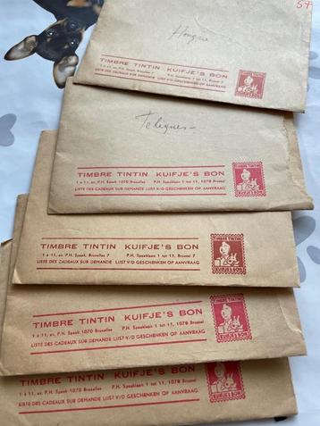 Chromos-stempel Kuifje beschikbaar voor biedingen