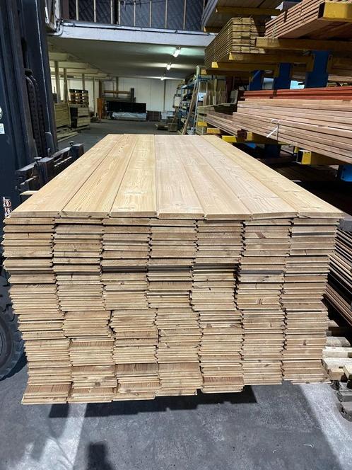 ACTIE : Thermowood / Thermo grenen plank/planchette 18mmx130, Doe-het-zelf en Bouw, Hout en Planken, Nieuw, Plank, Grenen, 200 tot 250 cm