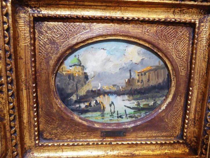 Peintures huile sur cuivre mini antiques Lucio Cargnel😍🕵️‍, Antiquités & Art, Art | Peinture | Classique, Enlèvement ou Envoi