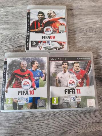 FIFA 9, 10 en 11 games - 1 voor 5€ - 3 voor 10€ PS3  beschikbaar voor biedingen