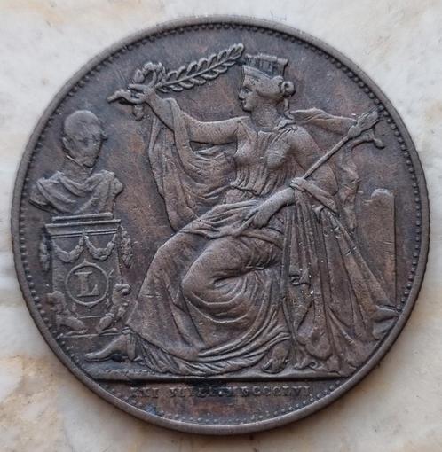 Module 5 Cent 1856 (inhuldiging) VLAAMS !! BRONS !!, Postzegels en Munten, Munten | België, Losse munt, Brons, Ophalen of Verzenden