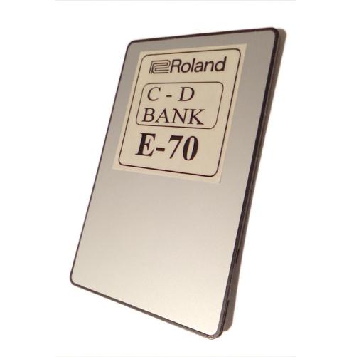 Carte mémoire Roland E-70 « C-D Bank », Musique & Instruments, Modules de son, Utilisé, Roland, Envoi