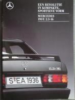 Mercedes 190E 2.3 16v 1987 Brochure, Ophalen of Verzenden, Mercedes