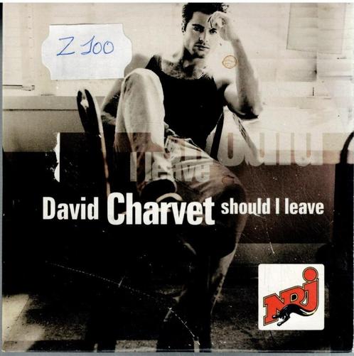 CD, Single, Cardboard   /   David Charvet – Should I Leave, CD & DVD, CD | Autres CD, Enlèvement ou Envoi