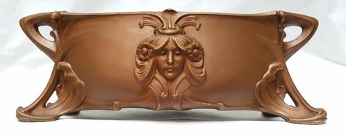 Jardinière Art Nouveau., Antiquités & Art, Antiquités | Bronze & Cuivre, Bronze, Enlèvement ou Envoi