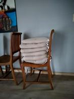 massieve teak stoelen, Massieve teak, Comme neuf, Brun, Enlèvement