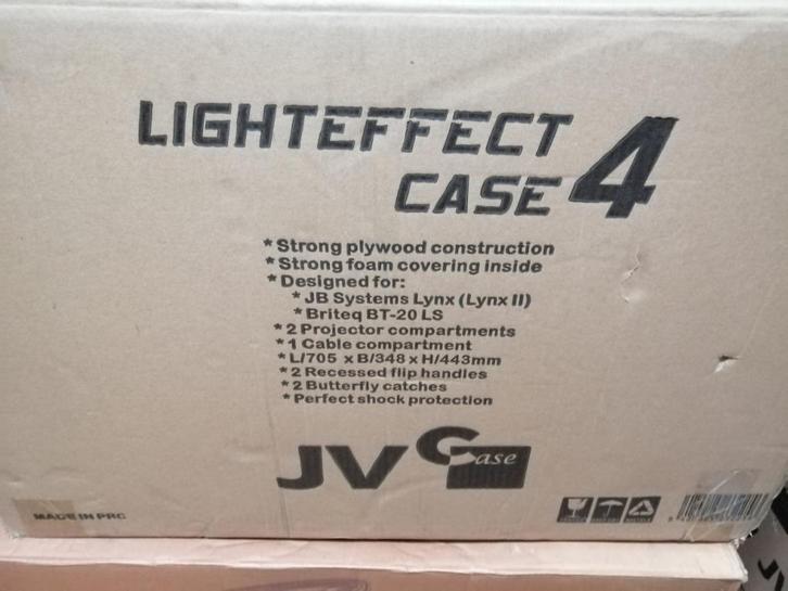 Light effect case 4 van JVCase, Musique & Instruments, Boîtiers & Valises, Comme neuf, Enlèvement