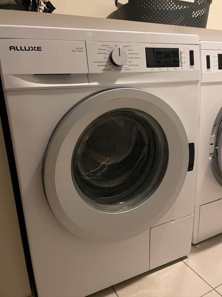 Wasmachine Alluxe 8kg werkt nog perfect!, Elektronische apparatuur, Wasmachines, Gebruikt, Voorlader, 6 tot 8 kg, 1200 tot 1600 toeren
