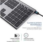 Clavier ULTRA FIN sans fil aluminium Azerty👌🤗🎁💑, Informatique & Logiciels, Claviers, Azerty, Clavier gamer, Amazon, Enlèvement ou Envoi