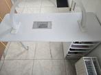 Nageltafel met afzuigsysteem, Huis en Inrichting, Bureaus, Ophalen, Met wielen, Zo goed als nieuw, Bureau