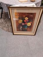 Schilderij bloemen., Ophalen of Verzenden