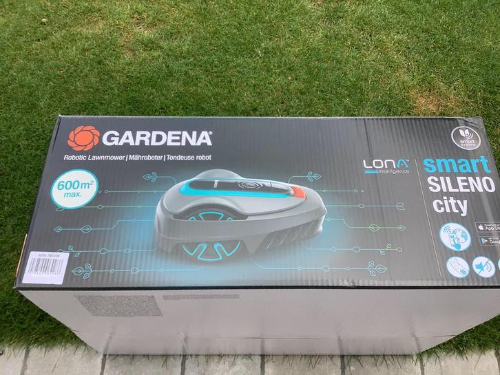 Gardena robotmaaier Smart Sileno 600m2 - NIEUW, Tuin en Terras, Robotmaaiers, Nieuw, Met regensensor, Bestuurbaar via app, Ophalen of Verzenden