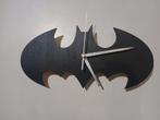 Handgemaakte houten wandklok "Batman clock", Huis en Inrichting, Woonaccessoires | Klokken, Ophalen of Verzenden, Nieuw, Analoog