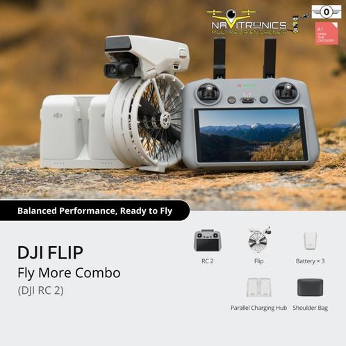 DJI FLIP RC2 FLY MORE COMBO (C0), Audio, Tv en Foto, Drones, Nieuw, Drone met camera, Ophalen of Verzenden