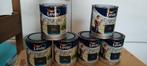 Levis verf groen blauw hout metaal PVC MDF  lak satin, Doe-het-zelf en Bouw, Ophalen of Verzenden, Nieuw, Blauw, Lak