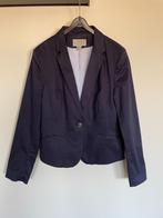 Donkerblauwe blazer H&M maat 42, Kleding | Dames, Jasjes, Kostuums en Pakken, H&M, Blauw, Maat 42/44 (L), Ophalen of Verzenden