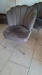 richmond  eetkamerstoelen 4 stuks 150  per stuk, Ophalen, Zo goed als nieuw, Grijs, Stof