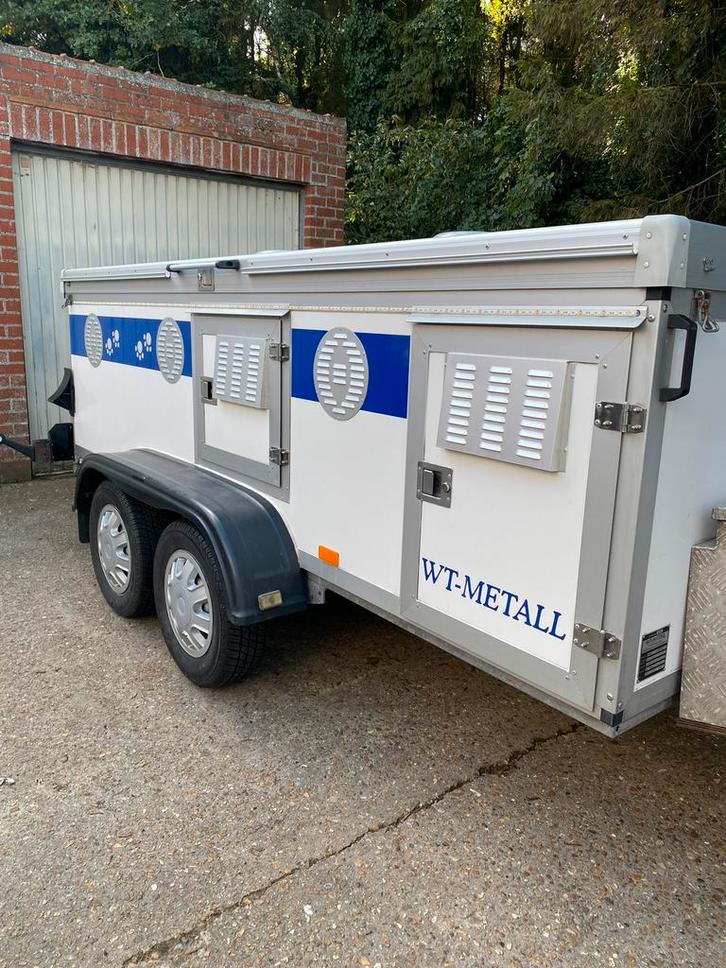 WT metall - 6 vaks hondenremork, Animaux & Accessoires, Accessoires pour chiens, Comme neuf, Enlèvement