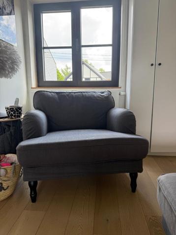 Fauteuil + Repose pied IKEA Stocksund beschikbaar voor biedingen